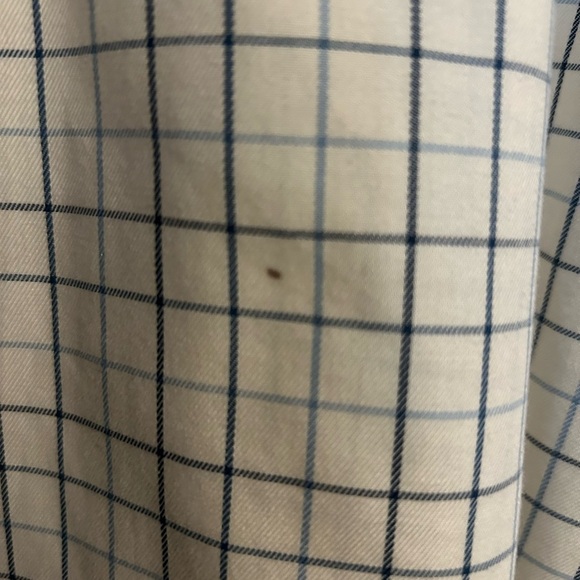 L.L. Bean Blue and White Checkered Shirt - Size L Tall - Picture 7 of 7